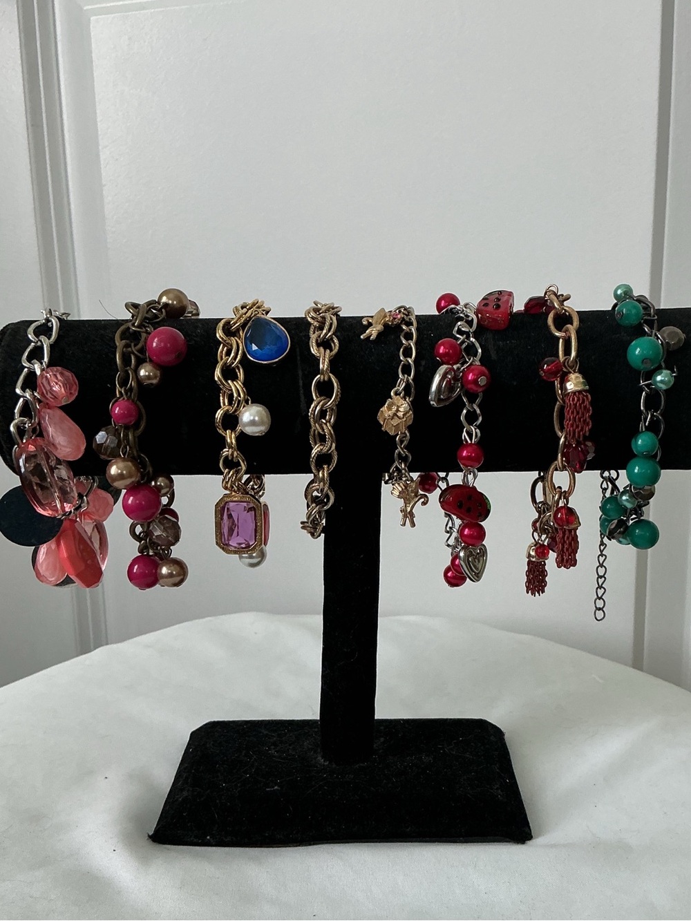 8-Piece Vintage & Modern Charm Bracelet Set